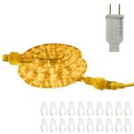 Deco String LED Rope Lights, 10M 33ft, Retro Heat White 2700K, Indoor or Outside, 33ft, Linkable, Excellent for Deck, Backyard, Patio, Panorama Lighting, Tenting, Occasion, Bed room Décor, Waterproof.