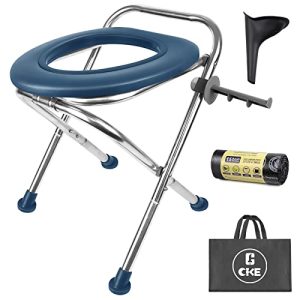 CKE Upgraded Portable Toilet for Camping - Comfort and Convenience on the Go!