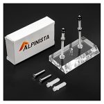 Alpinista Skateboard Wall Mount Horizontal Deck Show Luxurious Skate Rack, Clear, 1 Pack