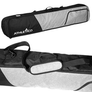 Athletico Peak Padded Snowboard Bag (Black/Grey, 165cm).