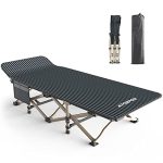 Tenting Cot for Adults Comfy, Tent Folding Cot for Sleeping, Light-weight Folding Mattress with Carry Bag for Children Helps 450 lbs, Workplace Nap and Seaside Vocation.
