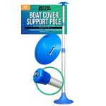 Boat Cowl Assist Poles 1 PK Assist Programs - One Adjustable Small to Massive Posts Boat Cowl Pole for Jon Boat Pontoon Boat Cowl Aluminum Boat Tarps Bimini Tops Marine Grade