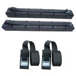 Stay Adventure-Ready with our Universal Folding Lightweight Roof Rack Pads and Tie Down Straps