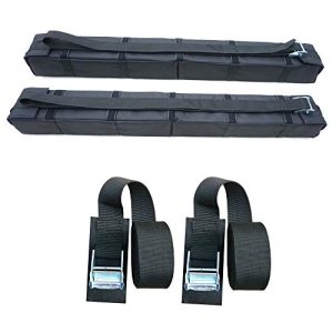 Stay Adventure-Ready with our Universal Folding Lightweight Roof Rack Pads and Tie Down Straps