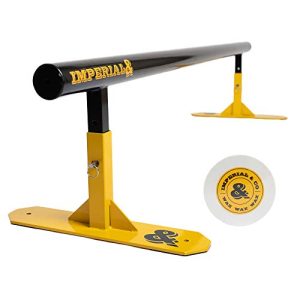 Round Bar Skate Grind Rail with Adjustable Height for Skateboard Ramps - Ideal for Kids and Adults