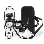 Explore the Winter Wonderland with Lightweight 25-Inch Snowshoes for Everyone - Comes with a Carrying Tote Bag.
