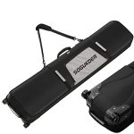 Snowboard Bag with Wheels Rolling Padded Wheeled Snowboard Bag & Ski Bag Waterproof Journey Bag for Snowboard, Goggles, Gloves, Skis & Equipment (157CM).