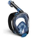 Full Face Snorkel Masks, Snorkeling Masks with Removable Digicam Mount, Panoramic 180° View Upgraded Dive Masks with Security Respiratory System, Dry Prime Set Anti-Fog Anti-Leak for Adults and Youngsters.