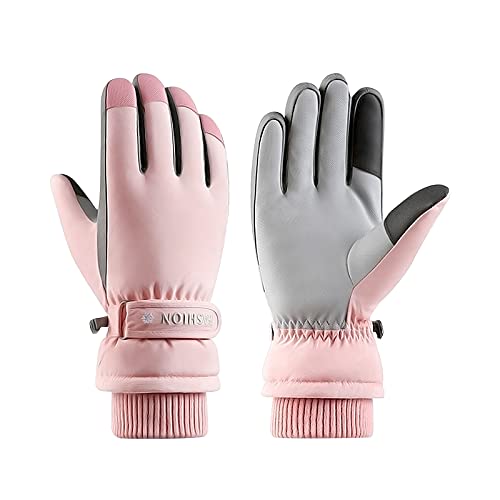 Waterproof Touchscreen Ski Gloves for Girls - Stay Warm and Connected while Snowboarding, Running, and Cycling