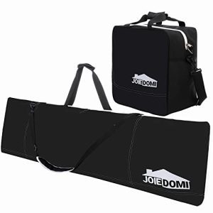 Snowboard Bag & Boot Bag Combo, Suits As much as 65 Inches Snowboard and Measurement 13 Boots, with Carry Handles & Twin Zippered Closure for Snow Journey Snowboarding Tools Storage & Transportation.