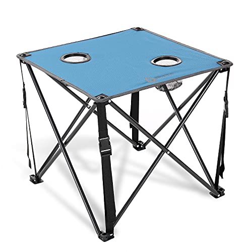 Portable Outdoor Folding Camping Table with 2 Cup Holders
