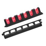 Vertical Fishing Rod Holder – Wall Mounted Fishing Rod Rack, Retailer 6 Rods or Fishing Rod Combos in 13.6 Inches, Nice Fishing Pole Holder for Storage，Vertical 6-Rod Rack, 1 Pair.