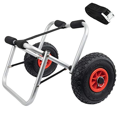 Kayak Carts Dolly, Canoe Service Trolley with Wheels for Paddleboards, Boats, Floats.