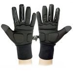Skating Spirit Determine Skating Gloves for Youngsters and Adults, Padded Gel Palm Safety Water Resistant Heat Touchscreen Non Slip (S).