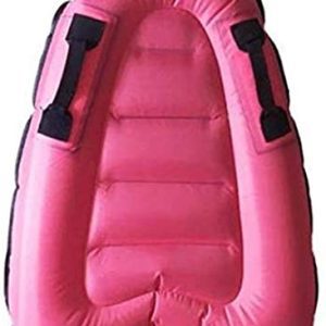 Light Blue Inflatable Surfing Body Board – Portable