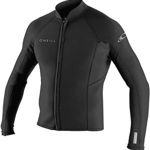 Stay Warm and Flexible with O'Neill Men's Reactor-2 Long Sleeve Wetsuit Jacket! 🌊🏄