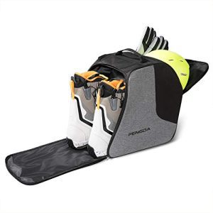 PENGDA Ski Boot Bag - Waterproof, Spacious, and Organized Ski and Snowboard Gear Storage