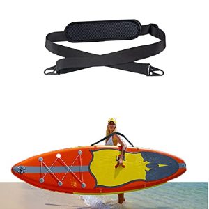 SUP Paddle Board Provider Shoulder Strap Adjustable Carrying Sling Paded Bag Belt for Browsing and Paddle Board with Metallic Hooks Equipment.