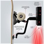 MuzicLight Sportzlight Skateboard Wall Mount Hanger Show Bracket (Pink)