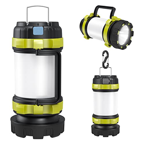 Tenting Lantern Rechargeable , Alpswolf Tenting Flashlight 4000 Capability Energy Financial institution,6 Modes, IPX4 Waterproof, Led Lantern Tenting, Mountain climbing, Out of doors Recreations, USB Charging Cable Included.