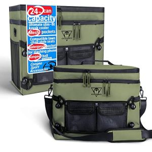 COOGEO Kayak Cooler Bag with dual compartments and leak-proof design, perfect for outdoor adventures