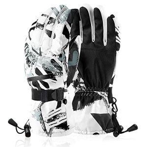 Be Ready for Cold Weather with Our Waterproof and Touchscreen-Friendly Snowboard and Ski Gloves for Men and Women (Green, Medium)