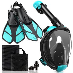 Compact and Foldable Snorkeling Gear Set for Adults