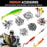 Complete Fishing Fishing Gear for Bass, Trout, Catfish: Hooks, Weights, Round Split Shot - Image 5