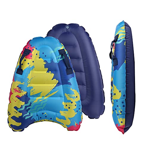 Lightweight and Portable Inflatable Surfboard - Comfortable Design for Swimming, Pool Fun and Summer Water Activities for Adults and Children.