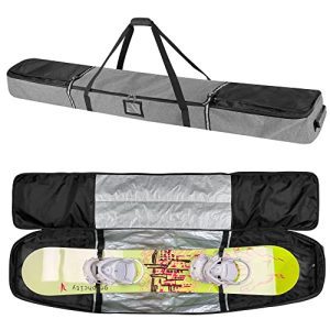 DSLEAF Padded Snowboard Bag - Travel-Friendly Ski and Snowboard Gear Protection