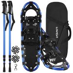 - Lightweight Terrain Snow Shoes with Trekking Poles and Carrying Bag