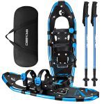 Conquer Winter Wonderland with 3-in-1 Lightweight Snowshoes Set