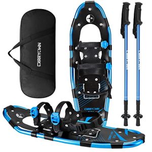 Conquer Winter Wonderland with 3-in-1 Lightweight Snowshoes Set