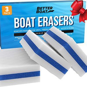Premium Boat Scuff Erasers | Boating Equipment Items for Cleansing Boat Equipment or Reward for Pontoon Sail Boat Fishing Jon Boats Decks Vinyl Boat Cleaner Hull Provides & Devices for Males & Girls.