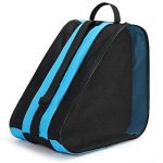 Curler Skate Luggage, Breathable Ice-Skating Bag with Adjistable Shoulder Strap and Prime Deal with, Oxford Fabric Skating Sneakers Bag with out Disagreeable Scent Curler skate Equipment for Unisex Girls Males Grownup and child.