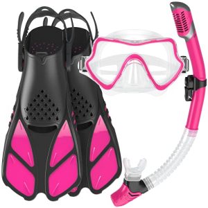 Ultimate Snorkeling Gear Set for Adults - Explore the Depths with Mifanstech's Anti-Fog, Anti-Leak Snorkel Set