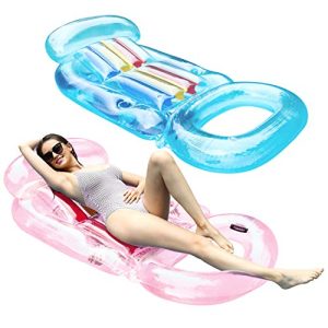 2 Pack Inflatable Pool Lounge - Relaxing Pool