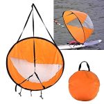 Hosmide Kayak Sails 42" Windsurfing Sails Foldable Browsing Canoe Downwind Wind Paddle for for Kayak Boat Sailboat.