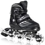 Inline Skates That includes All Gentle Up Wheels, 4 Dimension Adjustable Curler Blades, Designed for New Skaters, Girls Males Boys and Women.