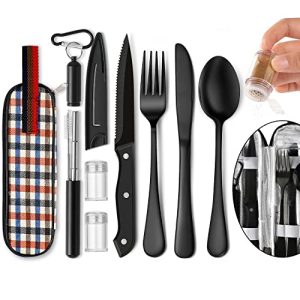 Portable Travel Utensils Set - Complete Reusable
