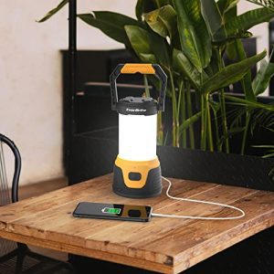 LED Camping Lantern with Power Bank - 1000LM Rechargeable 5 Mode Tent Light for Outages, Emergencies, Home, and More.