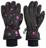 N'Ice Caps Girls Waterproof Thinsulate Snow Gloves