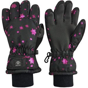 N'Ice Caps Girls Waterproof Thinsulate Snow Gloves