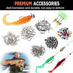 Complete Fishing Fishing Gear for Bass, Trout, Catfish: Hooks, Weights, Round Split Shot - Image 7