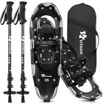 3-in-1 High-Performance Snowshoes with Poles and Carry Bag