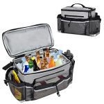 Small Kayak Cooler, Waterproof Kayak Cooler Behind Seat, Kayak Chair Again Cooler Bag for Garden-Chair Model Seat, Splash Seat Ice Chest Cooler for Kayaking, Fishing & Seashores, Silver, Bag Solely.