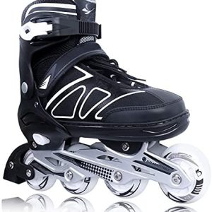 Light Up the Adventure: Adjustable Inline Skates for Kids