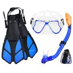 Dive into Wonder: Kids Snorkel Set with Panoramic Mask, Dry Top Snorkel