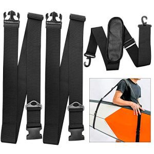 Effortlessly Transport Your Kayak or Paddle Board with our Adjustable Carrying Strap - Non-Slip and Comfortable Sling for Canoe, Surfboard and more!