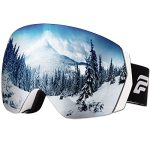 SKIFOX OTG Ski Goggles - Frameless Anti-Fog Snowboard Goggles for Ultimate Clarity and Style